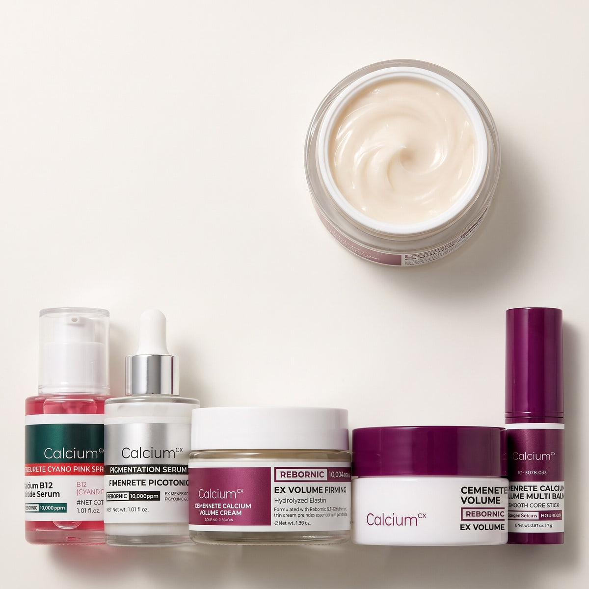 Collagen Boost Skincare Set with Calcium, Hyaluronic Acid & Elastin for Wrinkles and Lifting - image 4