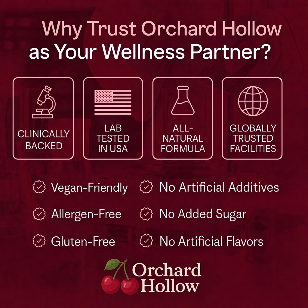 Less Stiffness & More Mobility In 2 Weeks | Pure Tart Cherry Extract 3,00mg | Cold-Extracted