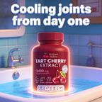 Less Stiffness & More Mobility In 2 Weeks | Pure Tart Cherry Extract 3,00mg | Cold-Extracted