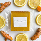 Lemon Turmeric & Kojic Acid Brightening Bar Soap for Dark Spots and Even Skin - image 3