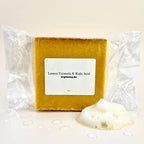 Lemon Turmeric & Kojic Acid Brightening Bar Soap for Dark Spots and Even Skin - image 4