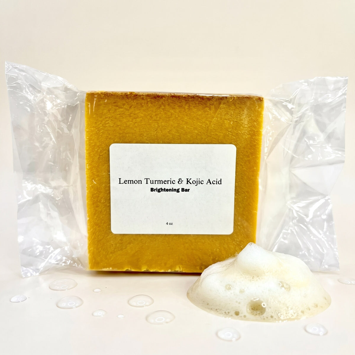 Lemon Turmeric & Kojic Acid Brightening Bar Soap for Dark Spots and Even Skin - image 4