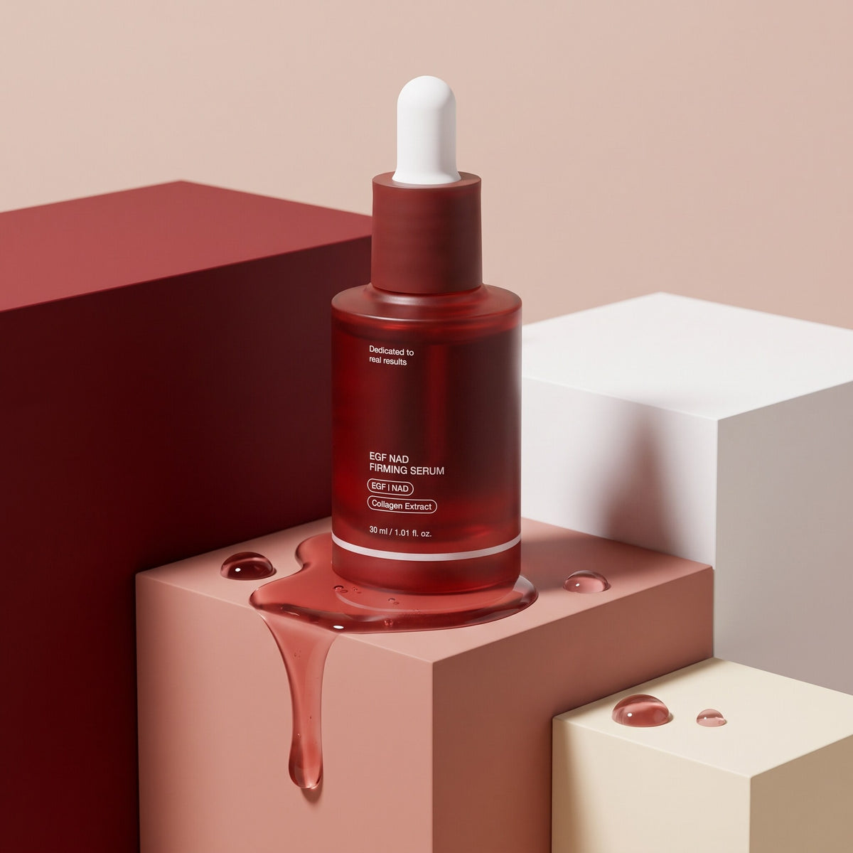 NAD+ EGF Korean Skincare Firming Serum with Collagen & Peptides for Fine Lines and Elasticity - image 6