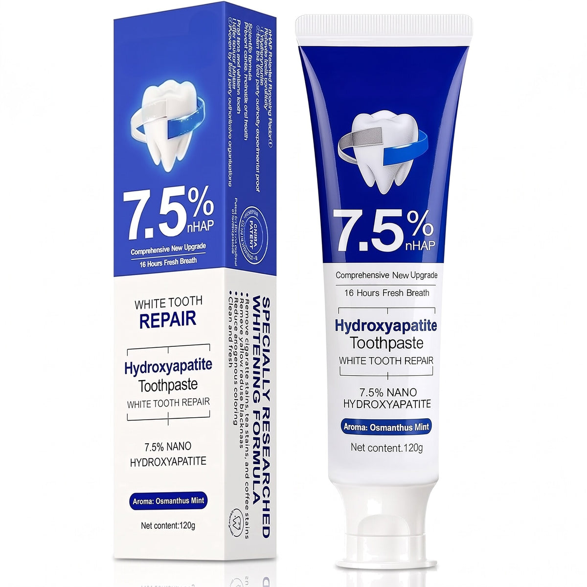 Nano Hydroxyapatite Toothpaste with 7.5% nHAP for Enamel Remineralization Care - image 1