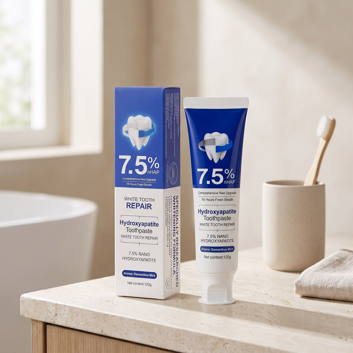 Nano Hydroxyapatite Toothpaste with 7.5% nHAP for Enamel Remineralization Care - image 5
